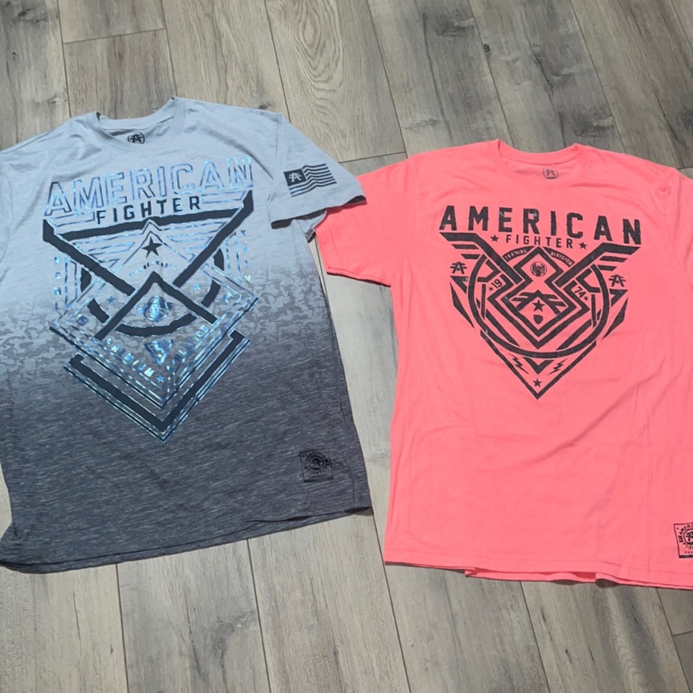 American fighter tshirts 2xl